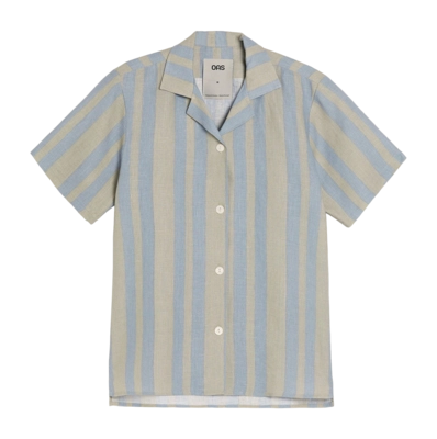 Hemd OAS Herren Mist Strata Cuba Linen