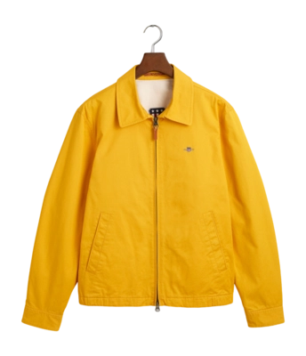 Jas GANT Men Cotton Windcheater Jacket Golden Yellow 25