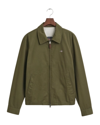 Jas GANT Men Cotton Windcheater Jacket Juniper Green 25