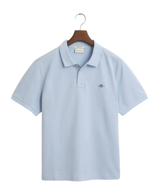 Polo GANT Men Reg Shield Ss Pique Polo Fresh Blue 25