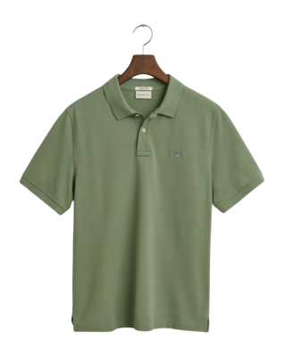 Polo GANT Men Reg Shield Ss Pique Polo Kalamata Green 25