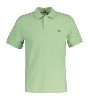Polo GANT Men Reg Shield Ss Pique Polo Strong Green 25