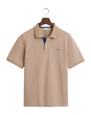 Polo GANT Men Reg Contrast Pique Ss Polo Dry Sand 25