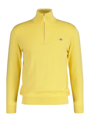 Trui GANT Men Classic Cotton Half Zip Banana Yellow 25
