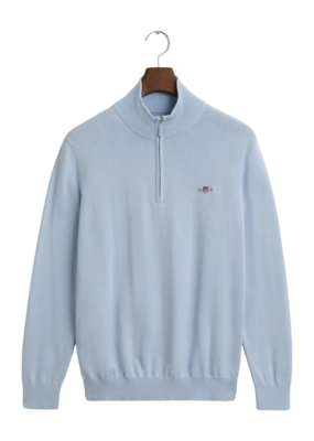 Trui GANT Men Classic Cotton Half Zip Fresh Blue 25