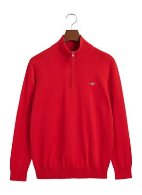 Trui GANT Men Classic Cotton Half Zip Ruby Red 25