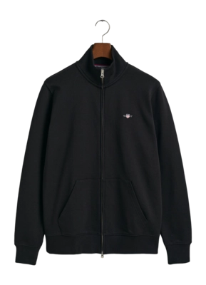 Sweatjacke GANT Reg Shield Full Zip Sweat Herren Black 25