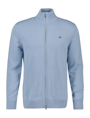 Vest GANT Men Casual Cotton Zip Cardigan Fresh Blue 25
