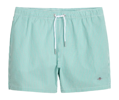 Zwembroek GANT Men Seersucker Swim Shorts Punchy Lime 25