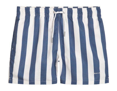 Zwembroek GANT Men Block Stripe Swim Shorts Dusty Navy 25