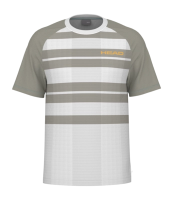 Tennis Shirt Head Men Performance Tee 25 Print Willow Grey