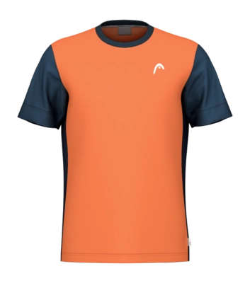 T-shirt de Tennis Head Men Slice Shirt Campfire Orange