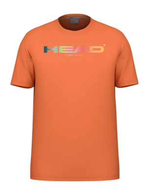T-shirt de Tennis Head Men Rainbow Tee Campfire Orange