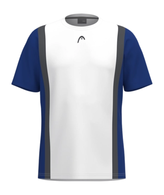 T-shirt de Tennis HEAD Men Club 25 Tech Tee Royal White