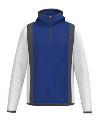 Pull de Tennis Head Men Club 25 Tech Tee Royal White