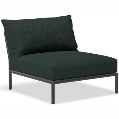 Loungeset Module Houe Level 2 Chair Frame Dark Grey Cushion Alpine