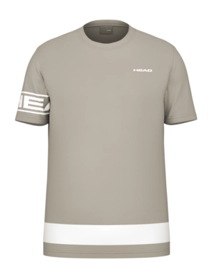 Tennisshirt HEAD Proplayer Tee Herren Willow Grey