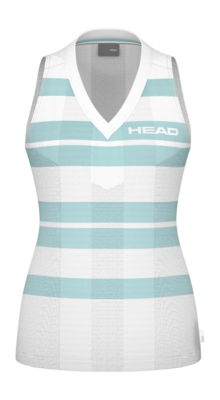 Vest Top Head Women Performance Vest Top Print Aqua
