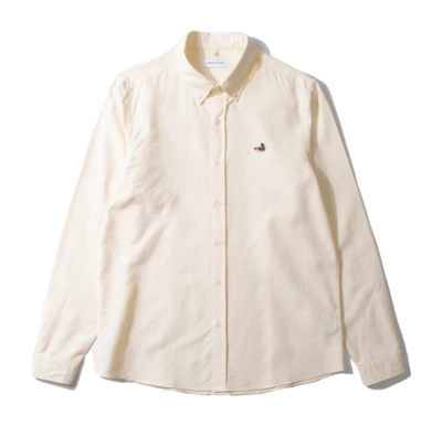 Shirt Edmmond Studios Men BD Striped Duck Edition Plain Light Yellow