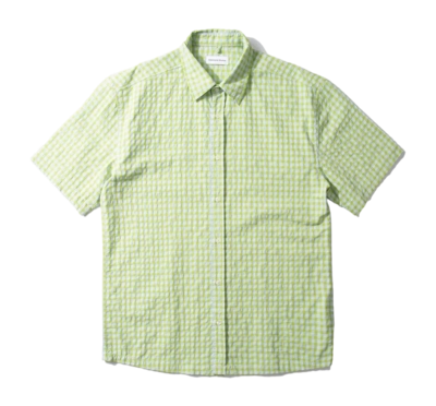Chemise Edmmond Studios Homme Citrus Drop Short Sleeve Plain Green
