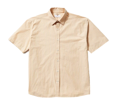 Hemd Edmmond Studios Sunshade Short Sleeve Herren Orange