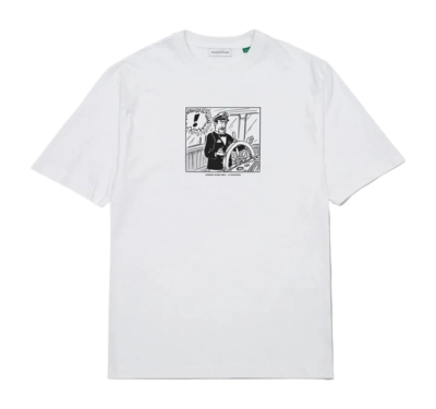 T-Shirt Edmmond Studios Men Warning! White