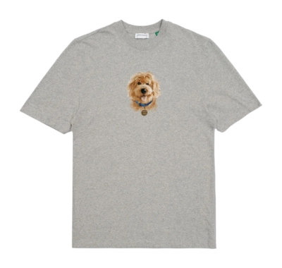 T-Shirt Edmmond Studios Homme Best Friend Light Grey Melange