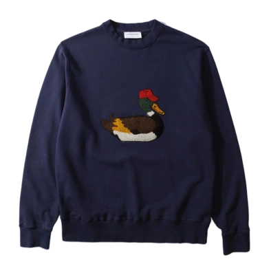 Sweater Edmmond Studios Men Duck Hunt Navy