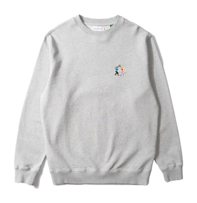 Sweater Edmmond Studios Men Dancing Grey Melange