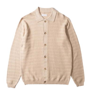 Cardigan Edmmond Studios Giorgos Knited Herren Tan
