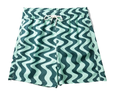 Short de Bain Edmmond Studios Homme Mediterranean Waves Dark Green