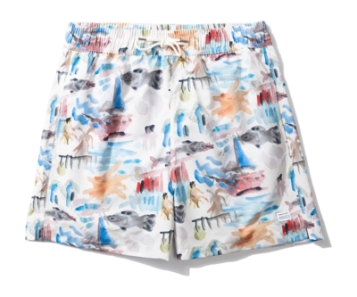 Badehose Edmmond Studios Holidays Herren Off White