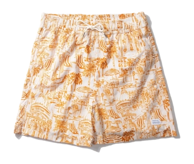 Badehose Edmmond Studios Tourists Herren Orange