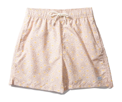 Badehose Edmmond Studios Wild Flowers Herren Tan