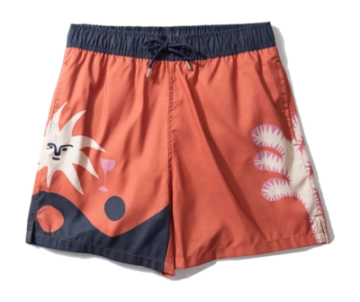 Badehose Edmmond Studios Yin Yang Sun Herren Brick