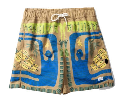Swim Shorts Edmmond Studios Men Banana Brown
