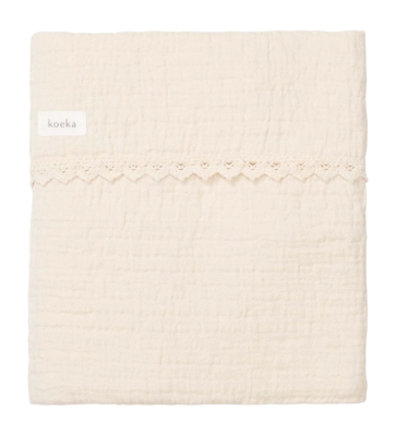Ledikantdeken Koeka Lace Elba Natural