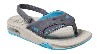 Sandaal Reef Kids Little Fanning Grey Aqua Oak