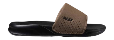 Slipper Reef Kids One Slide Black Tan