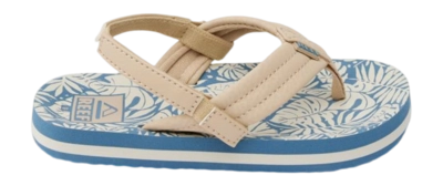 Sandales Reef Kids Little Ahi Blue Tan Palm