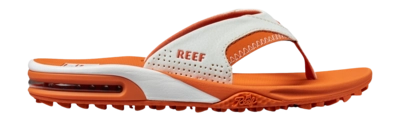 Tongs Reef Men Fanning Pregame White Orange