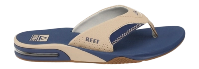Slipper Reef Men Fanning Tan Navy Tan