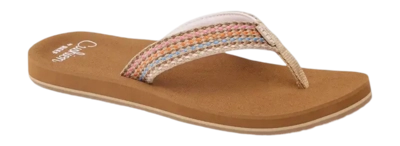 Flip Flops Reef Damen Baja Elana Brown Pink