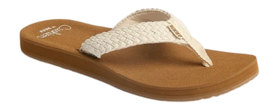 Slipper Reef Women Baja Maria Brown Vintage