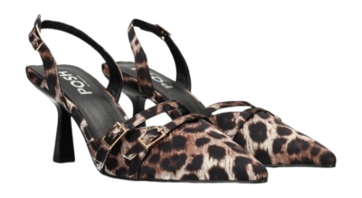 Escarpins POSH by Poelman Women Pam Brown With Animal Print