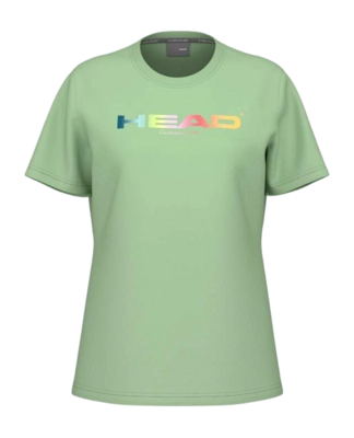 T-Shirt de Tennis Head Femme Rainbow Tee Celery Green