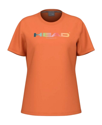 T-Shirt de Tennis Head Femme Rainbow Tee Campfire Orange