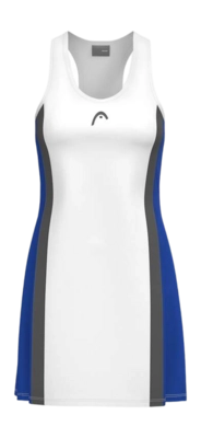 Robe de Tennis Head Femme Club 25 Robe Royal White