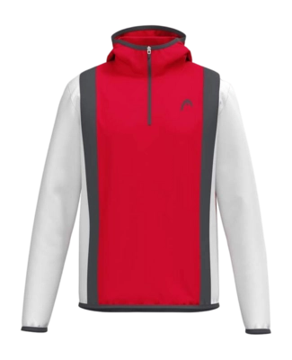 Tennistrui HEAD Women Club 25 Tech Hoodie Red White