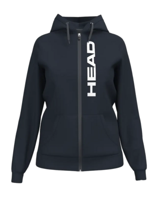 Blouson de Tennis Head Femme Club Original Hoodie Full Zip Navy